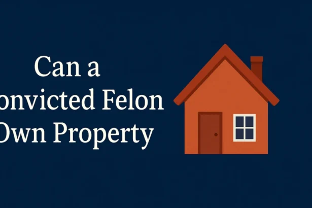 felon own a property