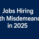 hiring with misdemeanor