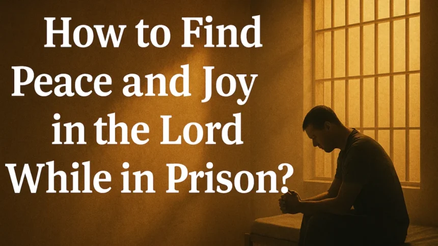 peace and joy in the lord in prison