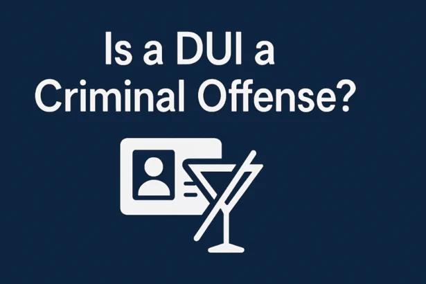 Is a DUI a Criminal Offense