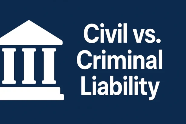 Civil vs. Criminal Liability