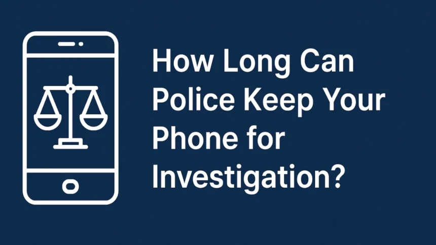 How Long Can Police Keep Your Phone for Investigation