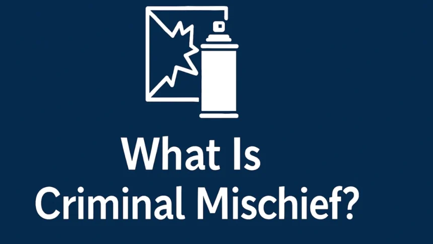 Is Criminal Mischief a Crime