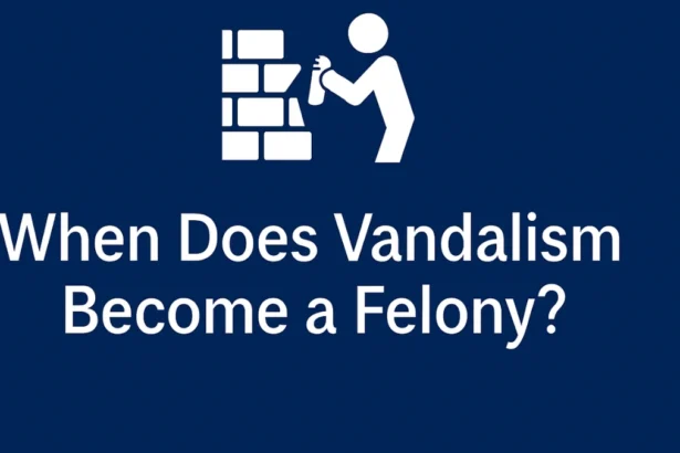 Vandalism Become a Felony