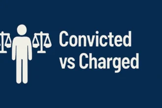 Convicted vs Charged