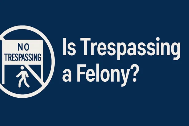 Is Trespassing a Felony