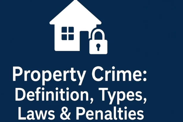 Property Crime Laws & Penalties