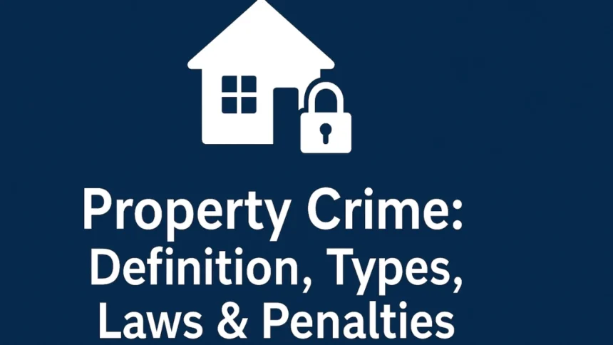 Property Crime Laws & Penalties