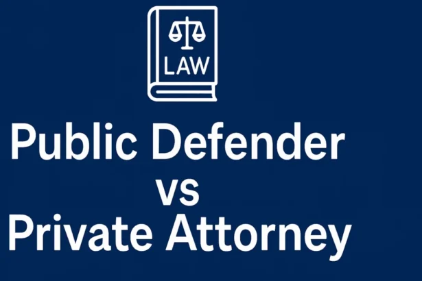 Public Defender vs Private Attorney