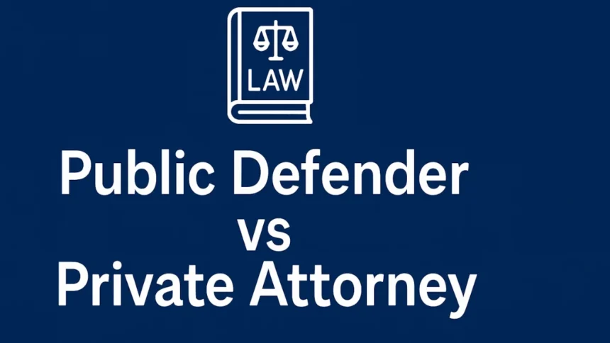 Public Defender vs Private Attorney