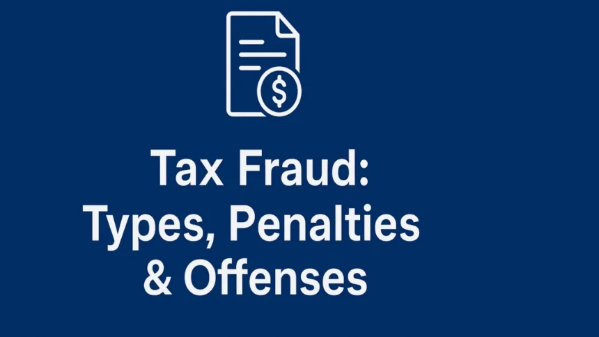 Tax Fraud Types, Penalties