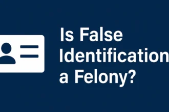 Is False Identification a Felony