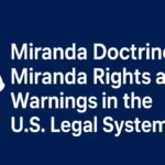 Miranda Doctrine Miranda Rights and Warnings