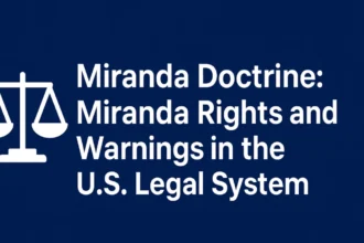 Miranda Doctrine Miranda Rights and Warnings