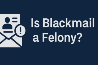 is blackmail a felony