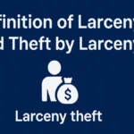 Definition of Larceny and Theft by Larceny