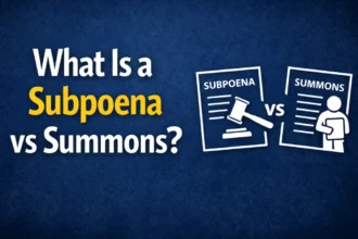 Subpoena vs Summons