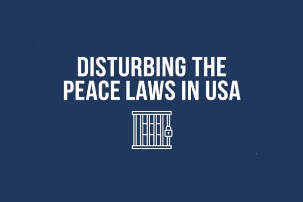 Disturbing the Peace Laws