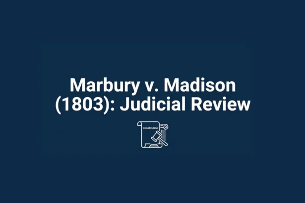 Marbury v. Madison (1803)