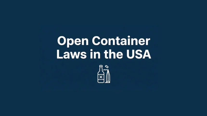 Open Container Laws in the USA