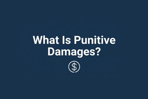 What Is Punitive Damages