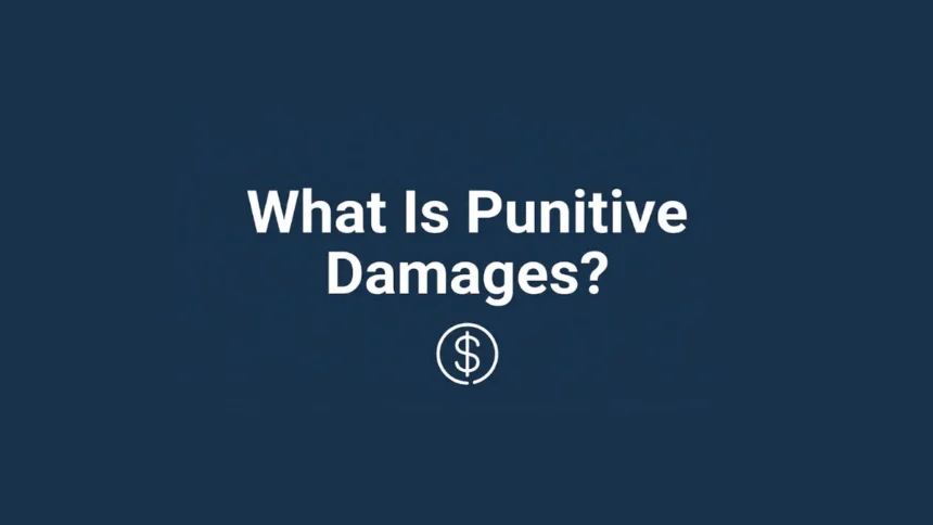 What Is Punitive Damages