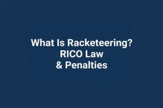 What Is Racketeering RICO Law Penalties