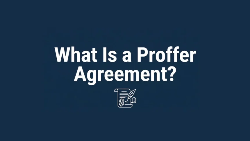 What Is a Proffer Agreement
