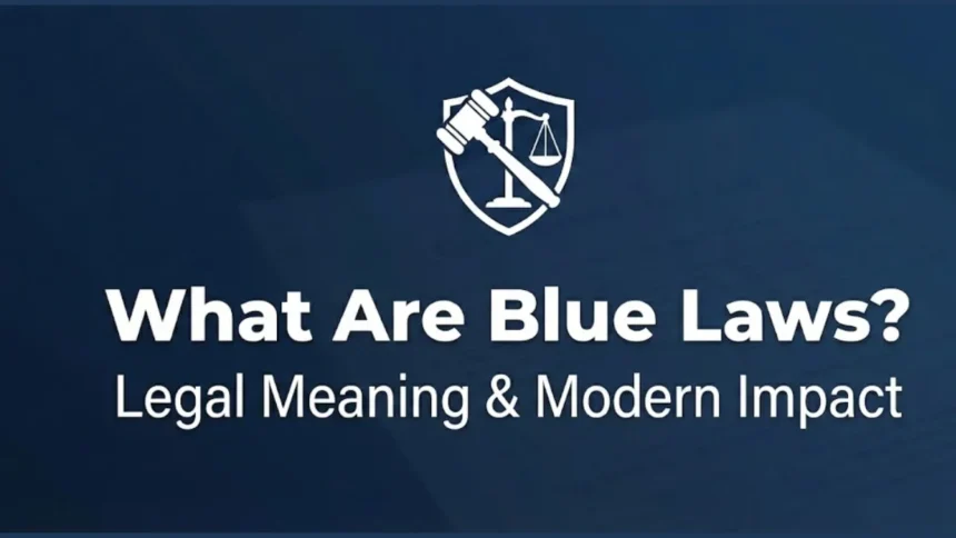 What Are Blue Laws Legal Meaning & Modern Impact