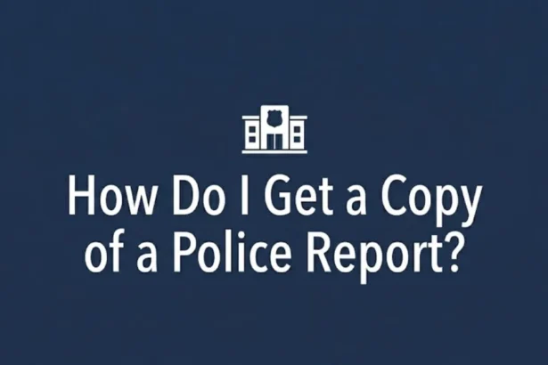 How Do I Get a Copy of a Police Report