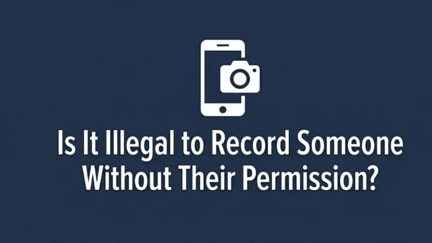 Is It Illegal to Record Someone Without Their Permission