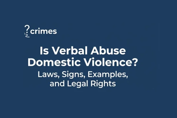 Is Verbal Abuse Domestic Violence