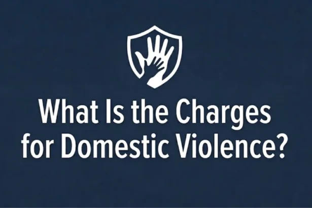 What Is the Charges for Domestic Violence