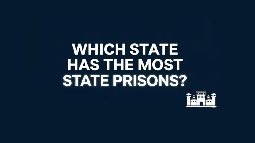 Which State Has the Most State Prisons
