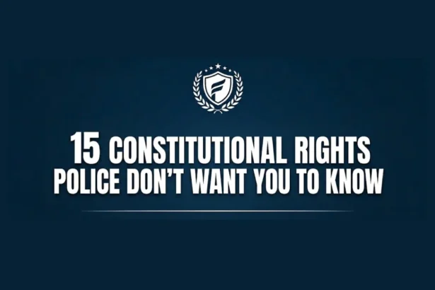 15 Constitutional Rights Police Don't Want You to Know