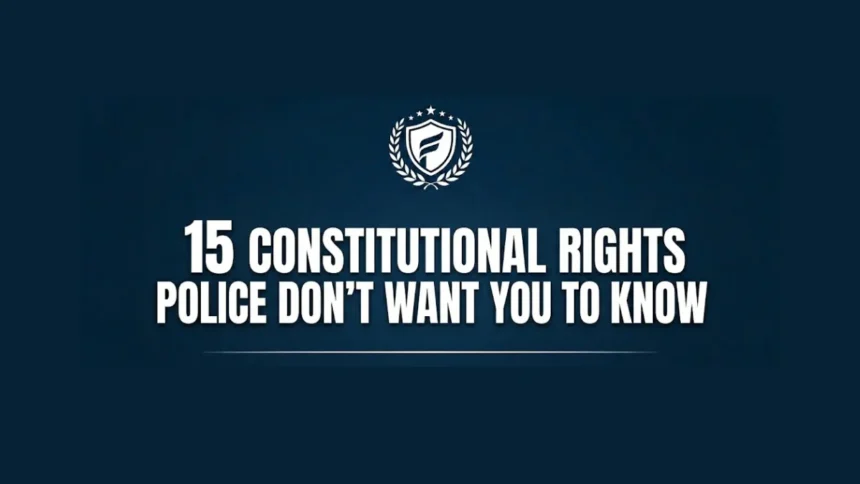 15 Constitutional Rights Police Don't Want You to Know