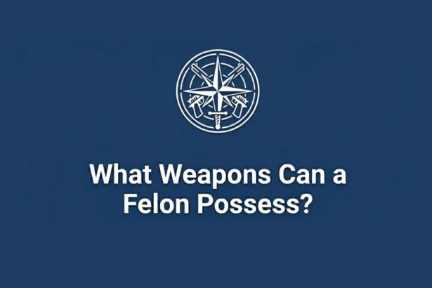 What Weapons Can a Felon Possess