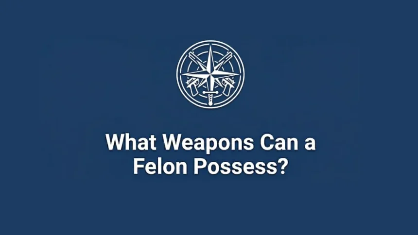 What Weapons Can a Felon Possess