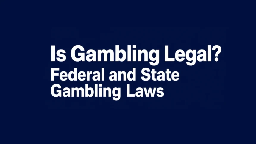 is gambling legal in usa