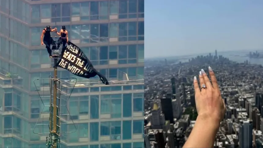 Daredevil Couple proposal Arrested After Scaling Empire State Building