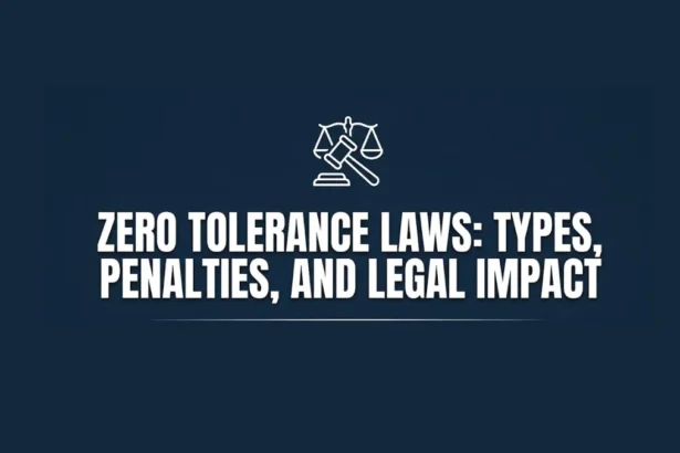 Zero Tolerance Laws