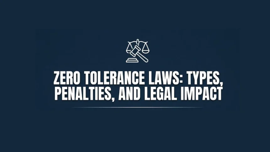 Zero Tolerance Laws