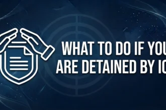 What to Do If You Are Detained by ICE